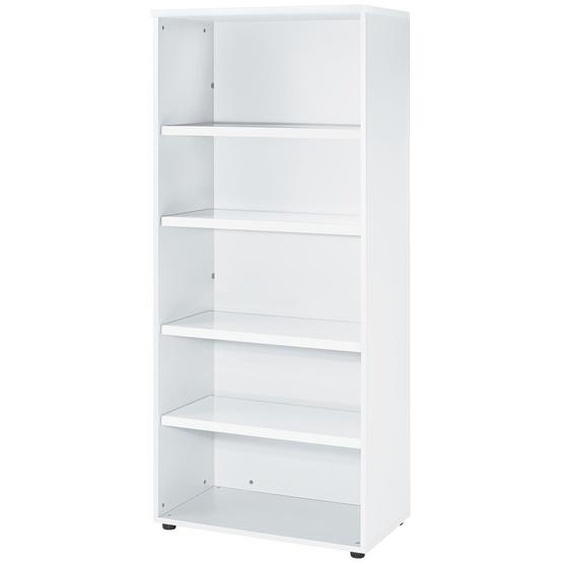 Meuble haut ACTIVITY - L.80 x H.180 cm - Sans porte - Corps Blanc - Top Blanc