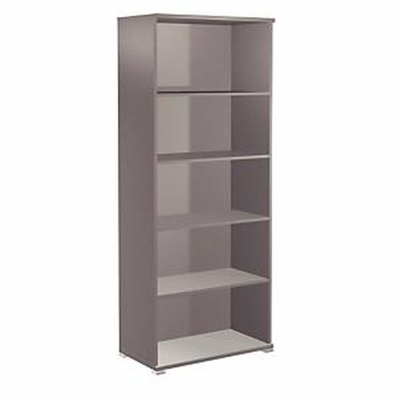 Meuble haut Activity sans portes - H.180 x L.80 x P.45 cm - Corps Anthracite