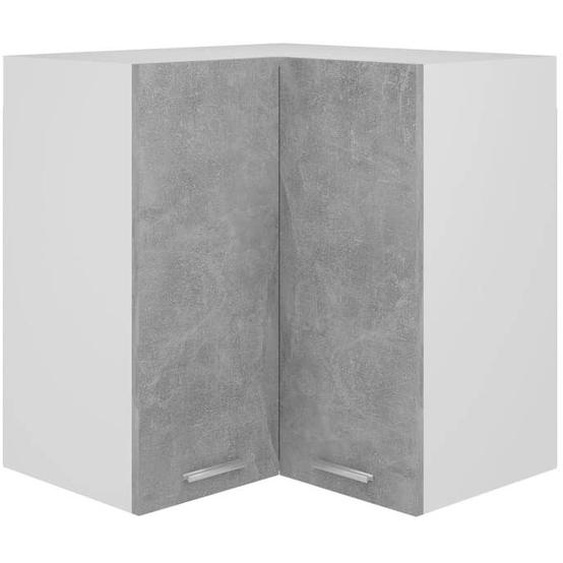 Meuble Haut cuisine-Armoire dangle suspendue Gris béton Bois d’ingénierie SHL689245