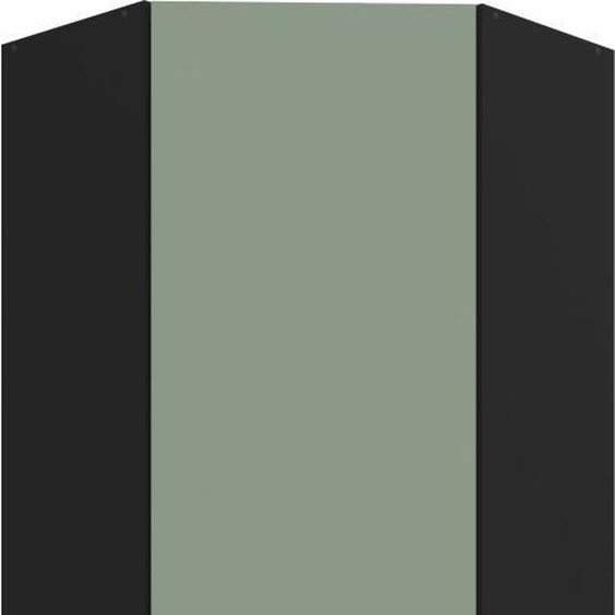 Meuble haut dangle LUNARA 1 - 60x60 cm, vert/noir