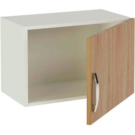 Meuble haut de cuisine 1 porte coloris chêne cortez - Hauteur 40 x Longueur 60 x profondeur 33 cm