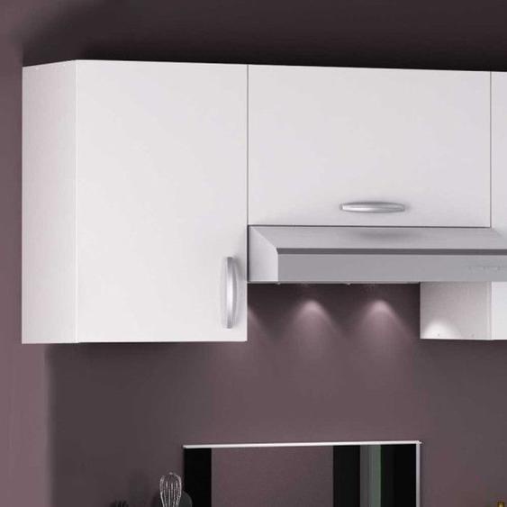 Meuble haut de cuisine 40 cm 1 porte battante Blanc Mat - MARTA - Blanc - Bois - L 40 x l 28 x H 60 cm - Meuble de cuisine