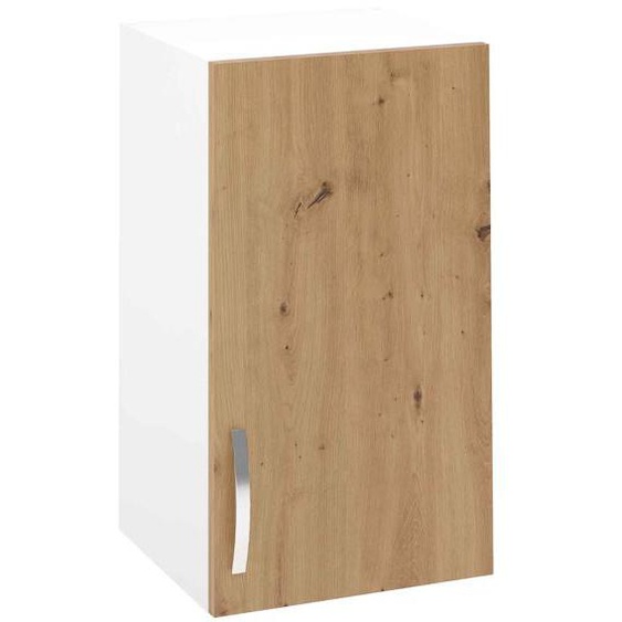 Meuble haut de cuisine avec 1 porte coloris Chêne Albar - Hauteur 70 x Longueur 40 x profondeur 33 cm