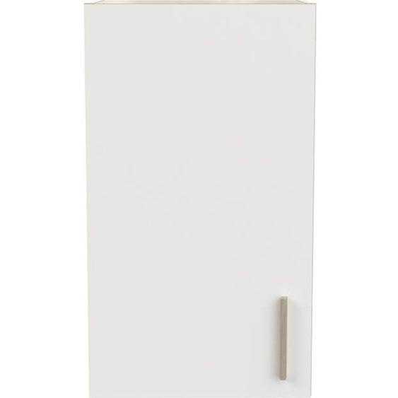 Meuble haut de cuisine coloris chêne kronberg, blanc - Longueur 40 x Hauteur 70 x Profondeur 30 cm