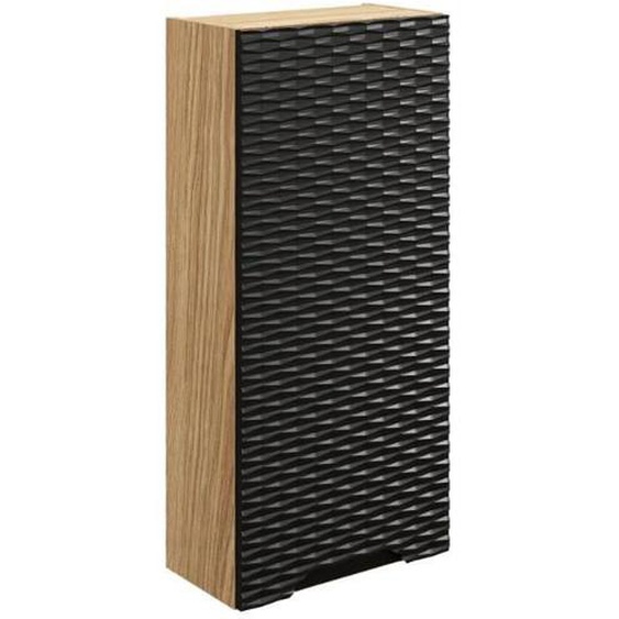 Meuble haut de salle de bain - VIVALDI - Ocean Black - 35 cm - 1 porte - Design moderne et élégant