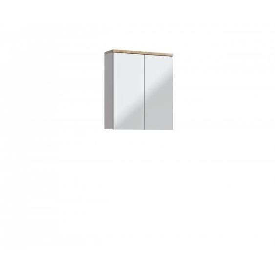 Meuble haut mural avec miroir - AC-DÉCO - Bali White - Blanc - Contemporain - Design