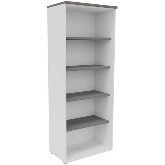 Meuble haut sans porte NF Environnement  H.203 cm x L.80 cm blanc - Top Cèdre