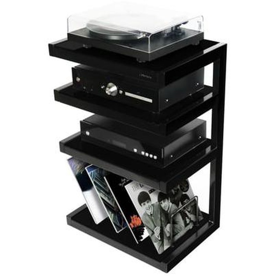 Meuble Hifi Esse vinyl - Noir