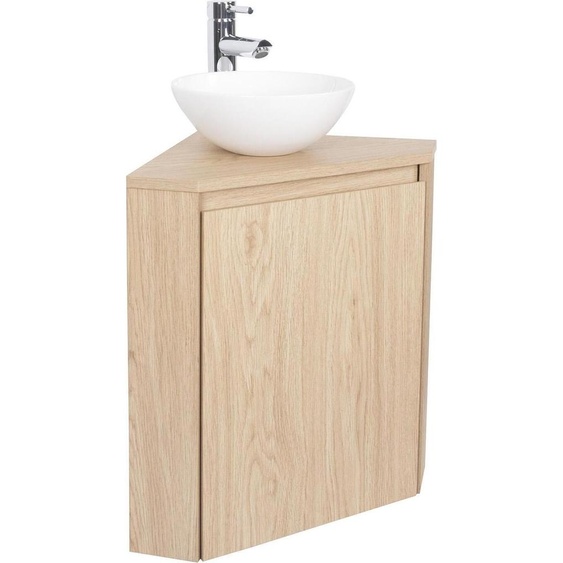 Meuble lave-mains dangle SORRENTO + vasque + robinet