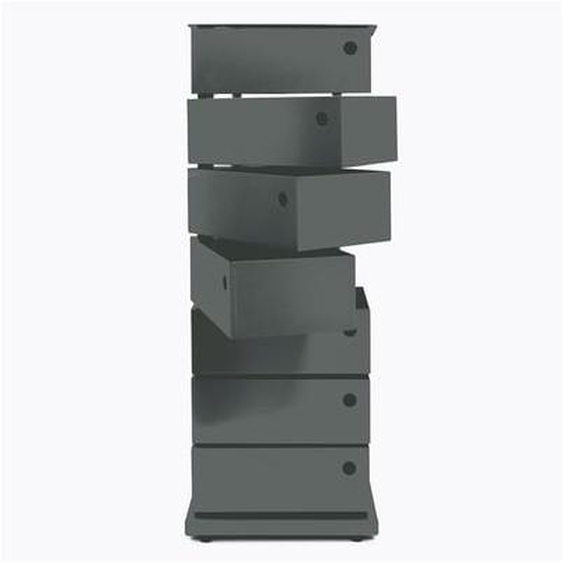 Meuble pivotant 7 casiers - Twist