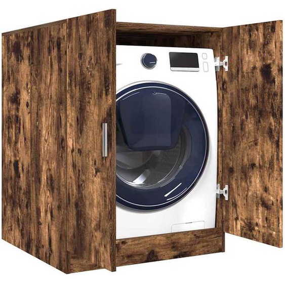 Meuble pour machine à laver Chêne fumé 71x71,5x91,5 cm