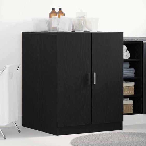 Cabinet pour lave-linge Chêne noir 70,5 x 71,5 x 91,5 cm