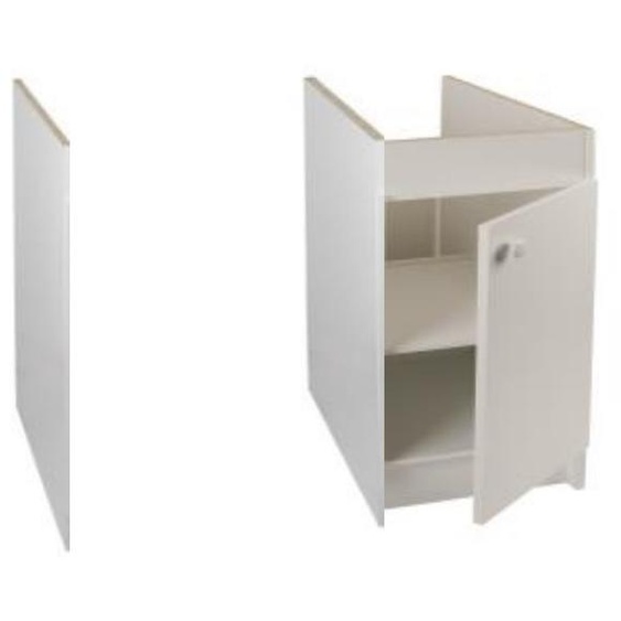 Meuble sous évier L90 CONFORT 1 porte mélaminé blanc FRANKE 609775