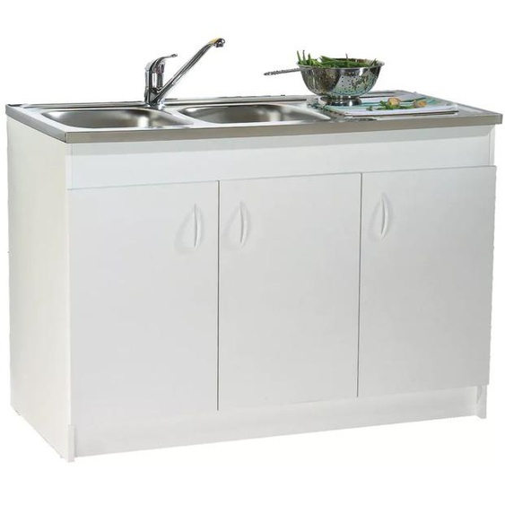 Meuble sous évier SIMNF 1200x600 3 portes - NÉOVA - S12N03120