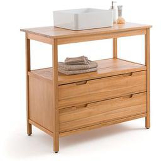 Meuble sous vasque en acacia L90 cm, Cheira