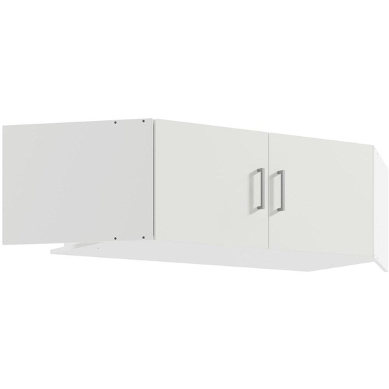 raumhirsch : Étagère de dessus pour armoire, blanche, dimensions 117 x 40 x 117 cm