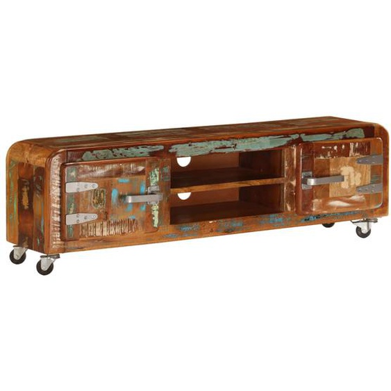 Meuble TV 120x30x36 cm Bois de récupération massif