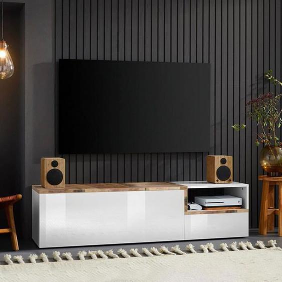Meuble TV - AHD - Zet Kiwey Acero M - 2 portes - 1 compartiment - design salon