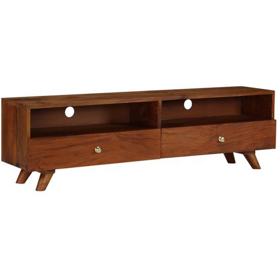 Meuble TV Bois de récupération solide 140x30x40 cm