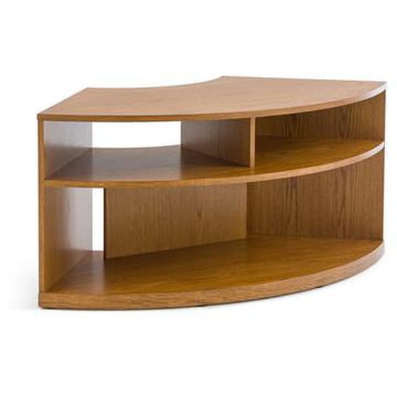 Meuble TV dangle replaqué chêne, Taja