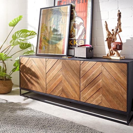 Buffet Famke 175 cm mangue teck 3 portes, Buffets
