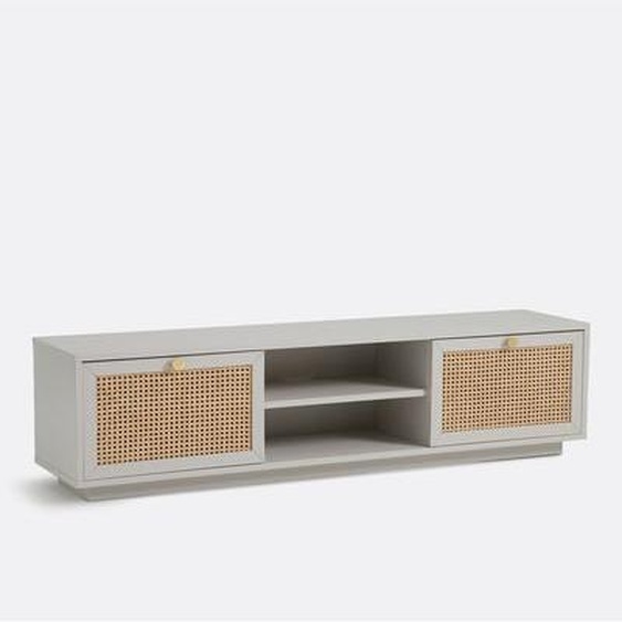 Meuble TV hifi 2 portes 2 niches, Paola