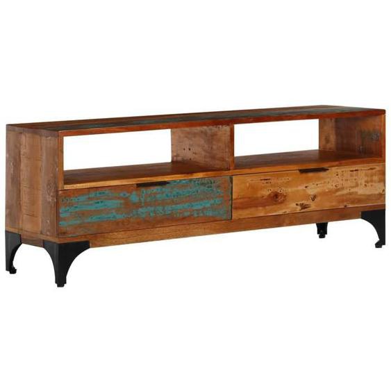 vidaXL Meuble TV 118 x 35 x 45 cm Bois de récupération massif