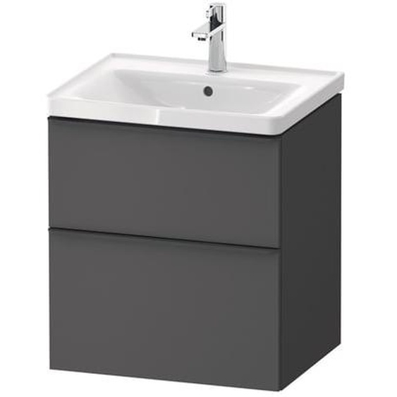 Meuble vasque 58 cm D-Neo Gris mat