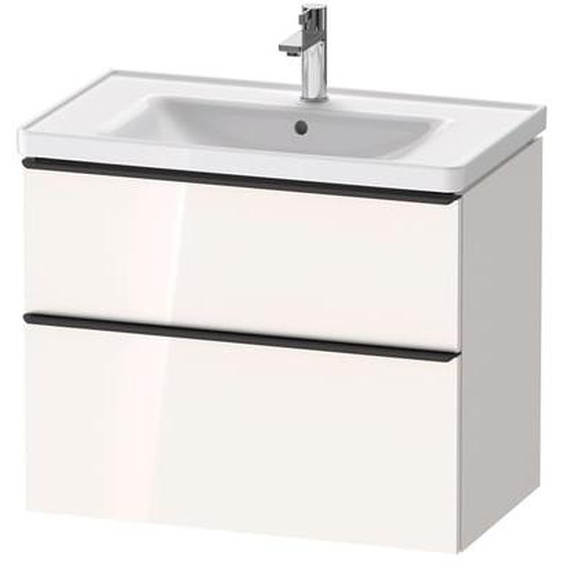Meuble vasque 78 cm D-Neo Blanc brillant