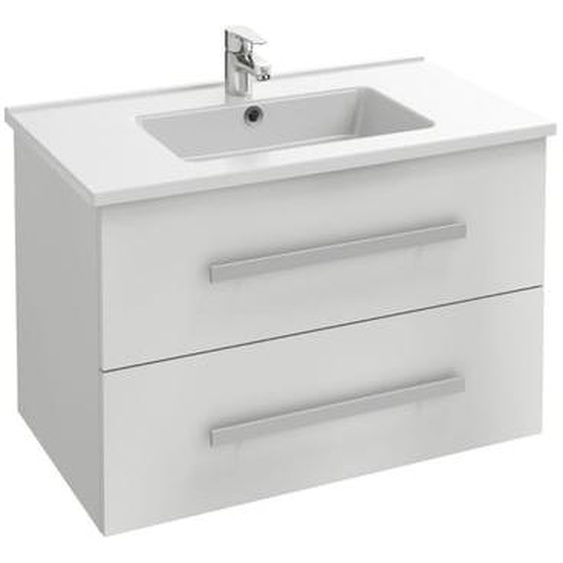 Meuble vasque 80 cm Ola Up blanc