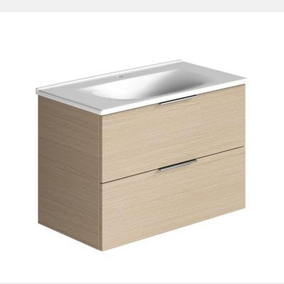 Meuble vasque 90 cm Olena chêne clair