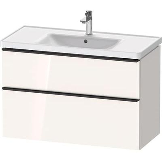 Meuble vasque 98 cm D-Neo Blanc brillant