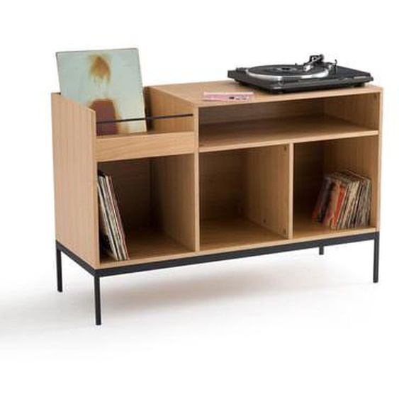 Meuble Vinyles en chêne, Compo