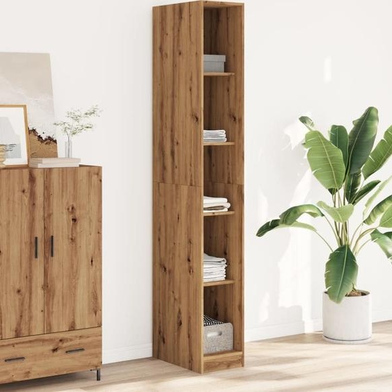 Meubles Armoire Artisan-Chêne 30x50x200 cm Matériau dérivé du bois - Armoires 3307710