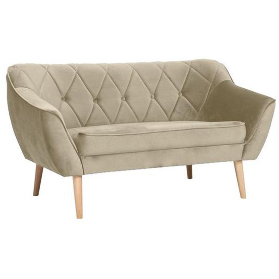 Meubles de salon - BETTSO CARO2 - Canapé 3 places, sofa relax pour salon, chambre, canapé rembourré en velours Beige