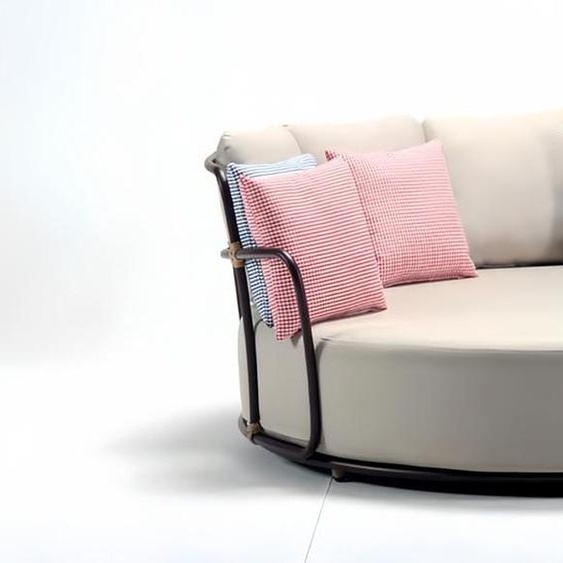 Meubles design Haute qualité Canapé de jardin Coussin Beige Canapés Terrasse Canapés