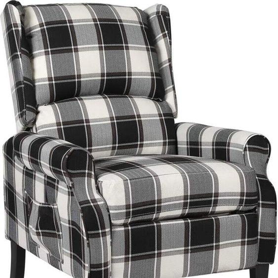 Meubles Fauteuil Relax Réglable Tissu Multicolore - Fauteuil TV & Relax 329312