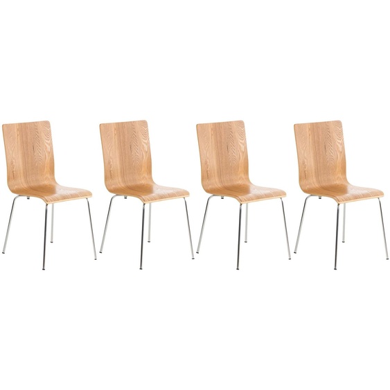 lot de 4 chaises visiteurs Pepe