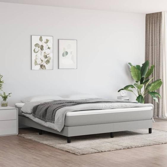 Meubles Matelas à ressorts ensachés Gris clair 160x200x20 cm Tissu - Autres matelas 347814