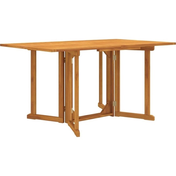 Meubles Table de jardin pliante Butterfly 150x90x75 cm bois massif teck - Tables de jardin 362751