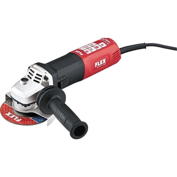 Meuleuse dangle - 1500 W - 125 mm - Vitesse variable - Rouge et noir - Pour métal et construction