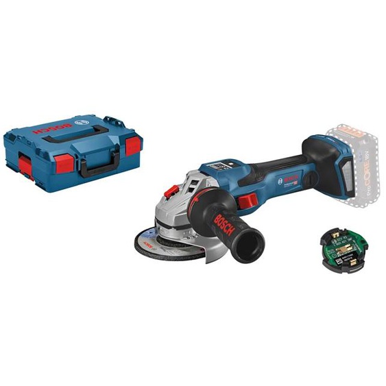Meuleuse dangle 18V BITURBO GWS 18V-15 SC (sans batterie ni chargeur) en coffret L-BOXX - BOSCH - 06019H6100