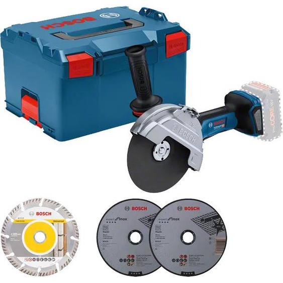 Meuleuse dangle 18V GWS 18V-180 P (sans batterie ni chargeur) L-BOXX - BOSCH - 06019H6L02