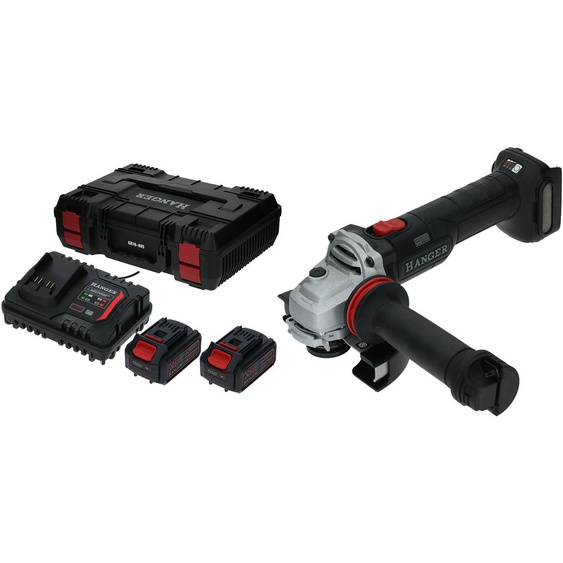 Meuleuse dangle 18V GX18-8X5 125mm + 2 batteries 5Ah + chargeur + HangBoX - HANGER - 402001