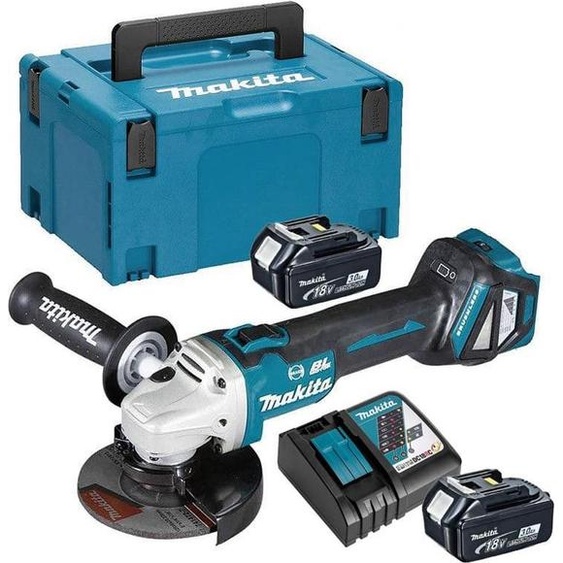 Meuleuse dangle 18V LXT Ø125mm (2x3,0 Ah) en MAKPAC - MAKITA DGA513RFJ
