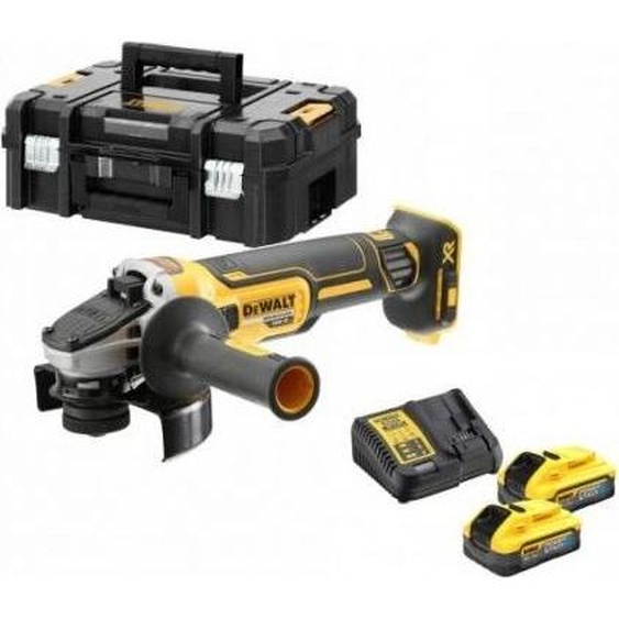 Meuleuse DEWALT Ø125mm 18V - 2 batteries 5Ah POWERSTACK - DCG405H2T-QW