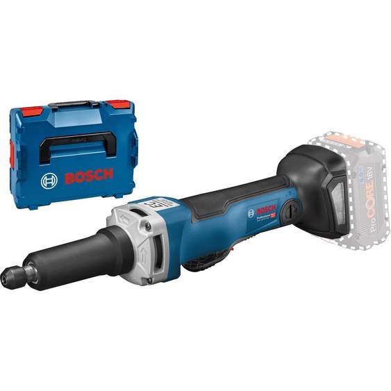 Meuleuse droite 18V Bosch GGS 18V-23 PLC Professional (sans batterie ni chargeur) + coffret L-BOXX - BOSCH - 0601229200