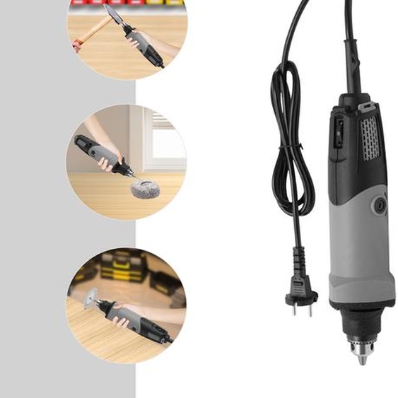 meuleuse électrique 400W Perceuse à 6 vitesses variables Mini meuleuse portative Moulin