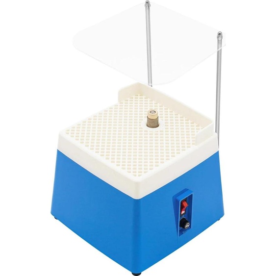Meuleuse électrique pour verre - Mini ponceuse et polisseuse - Alimentation en eau automatique - 4200 tr/min - 65 W - Tête de ponçage de 1,59 cm - Prise UE - Bleu