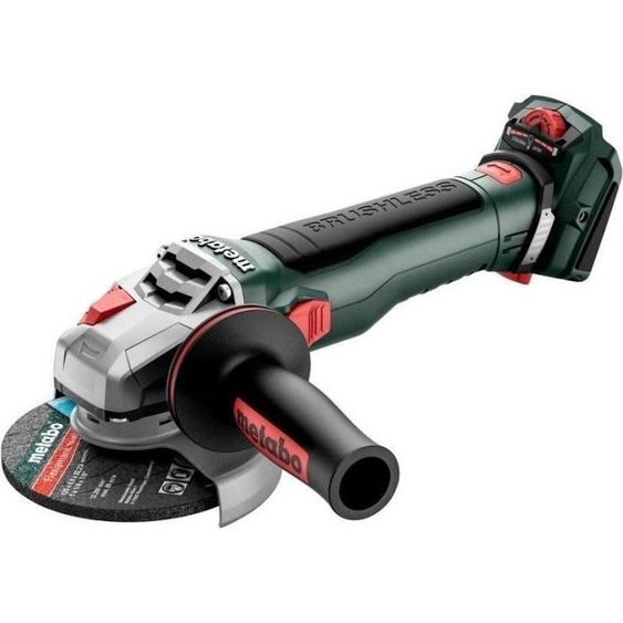 Meuleuse sans fil - METABO - WVB 18 LT BL 11-125 Quick - 18V - Béton - Professionnelle